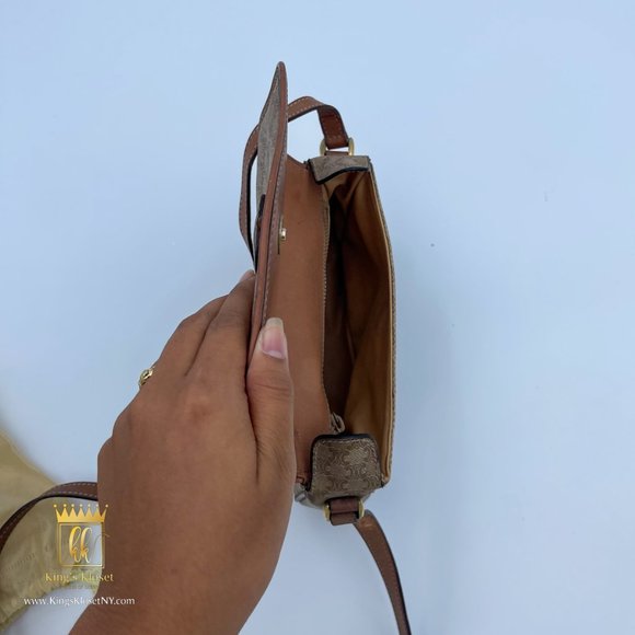 CELINE TRIOMPHE VINTAGE CROSSBODY BAG - Picture 8 of 9